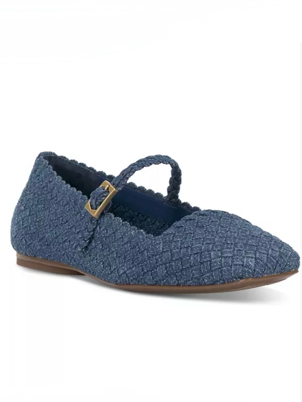 Vince Camuto Blue denim Mary Jane Flats